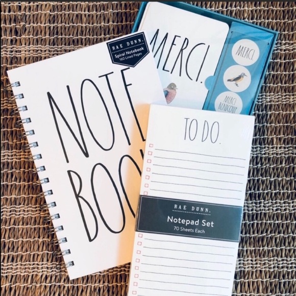 🙌🏻 •RAE DUNN•THANK YOU Card Set + Stickers - Picture 3 of 5